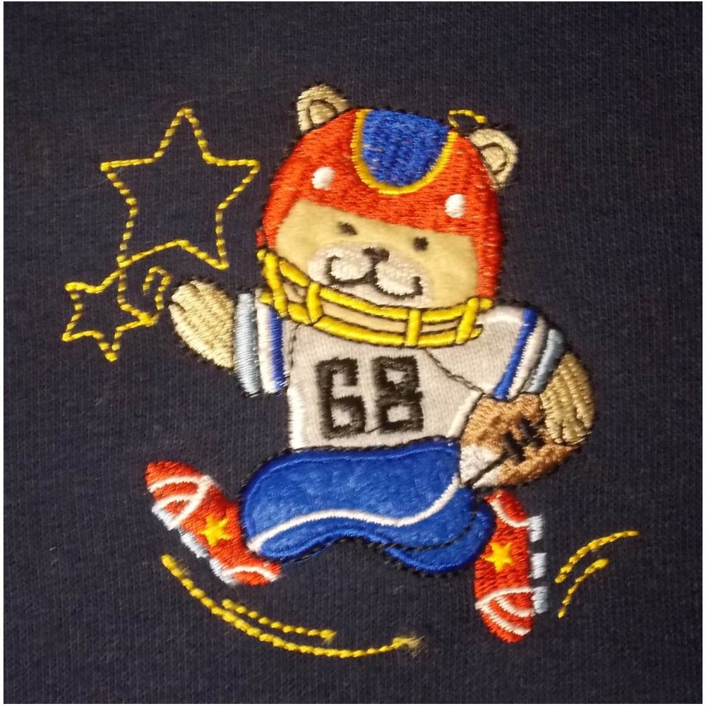 Tad Little - Navy Fleece Lined Sweat Shirt - 18M